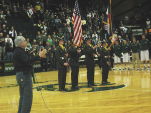 Ed Siegel leading our National Anthem on January 30, 2010